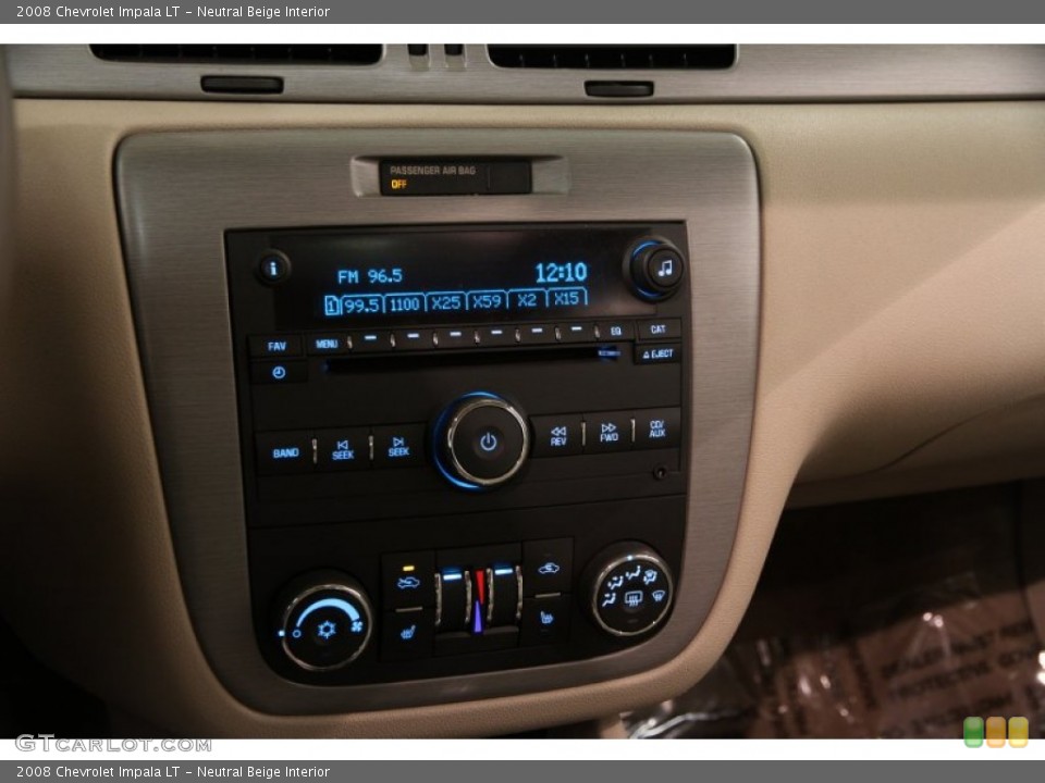 Neutral Beige Interior Controls for the 2008 Chevrolet Impala LT #91487629