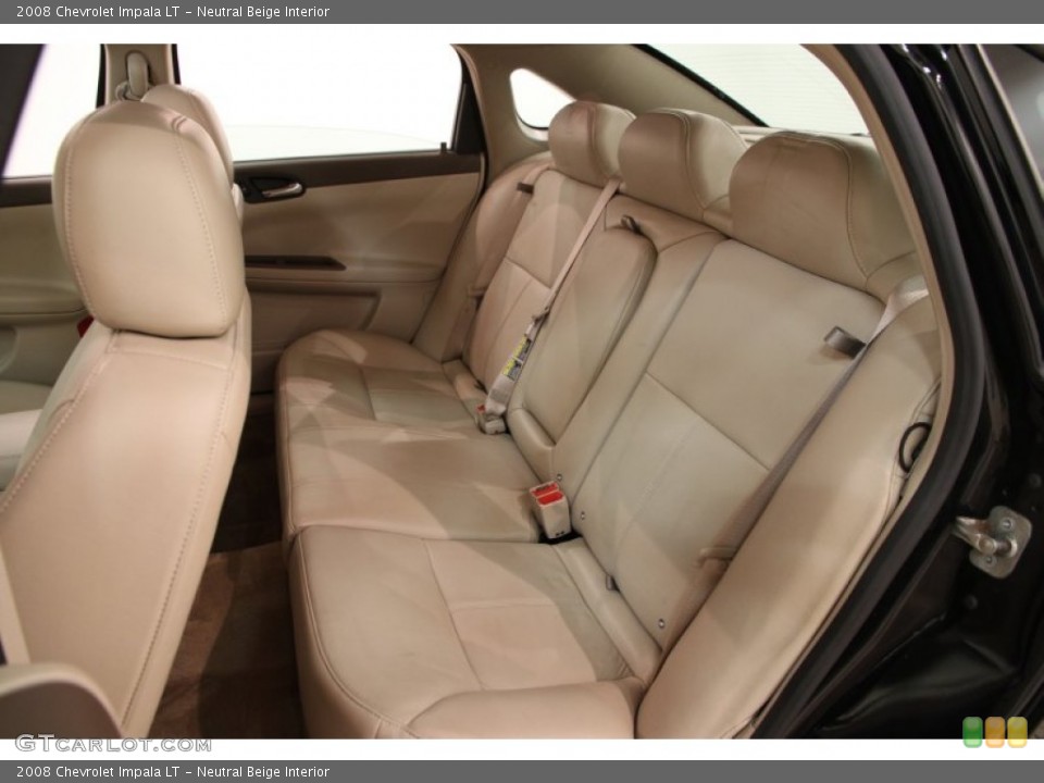 Neutral Beige Interior Rear Seat for the 2008 Chevrolet Impala LT #91487696