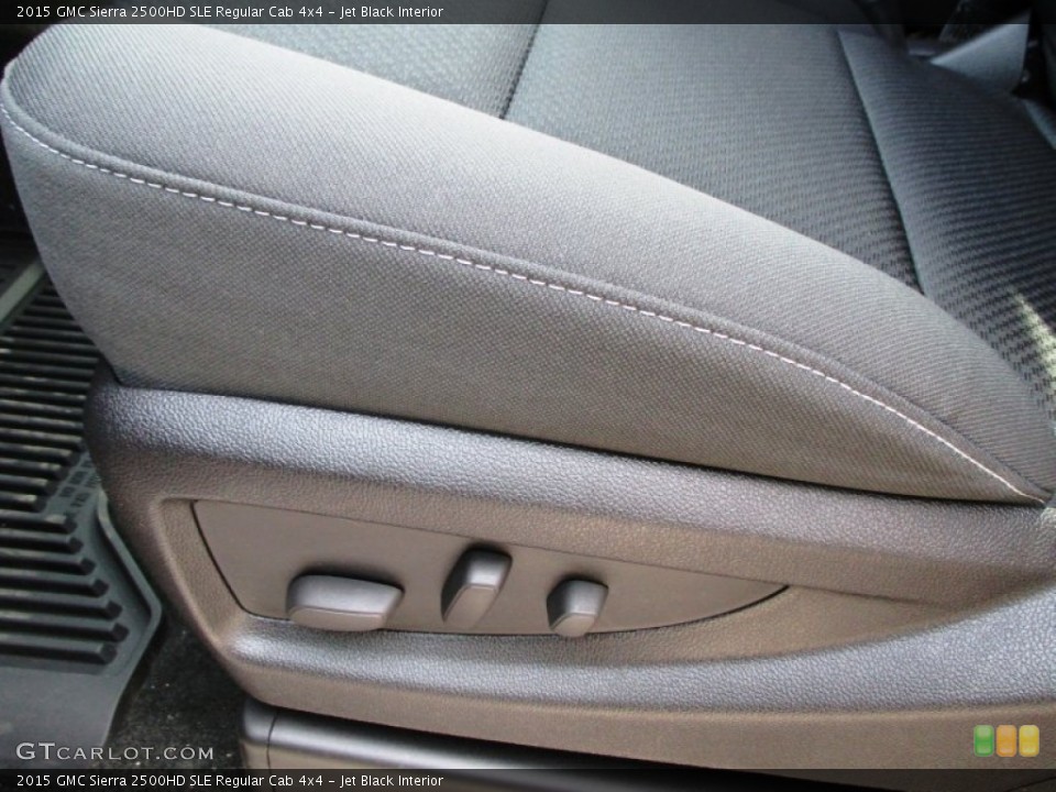 Jet Black Interior Front Seat for the 2015 GMC Sierra 2500HD SLE Regular Cab 4x4 #91489357