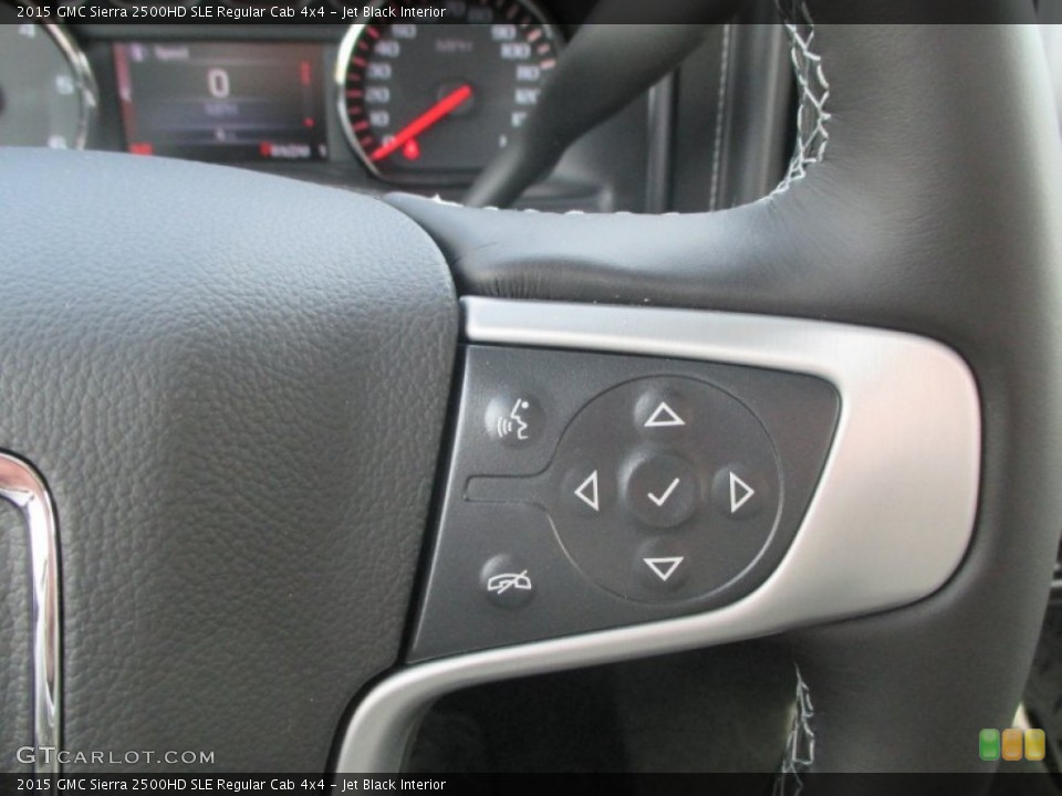 Jet Black Interior Controls for the 2015 GMC Sierra 2500HD SLE Regular Cab 4x4 #91489462