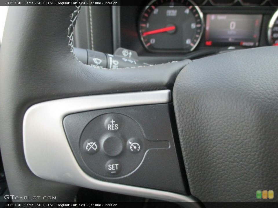 Jet Black Interior Controls for the 2015 GMC Sierra 2500HD SLE Regular Cab 4x4 #91489477