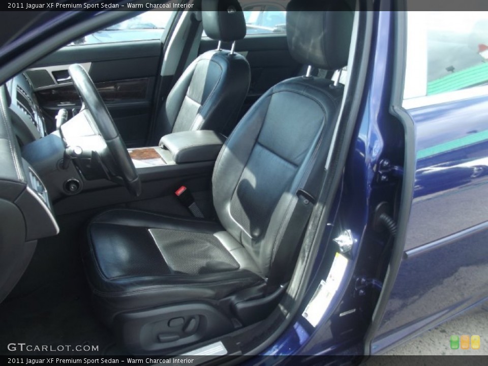 Warm Charcoal Interior Front Seat for the 2011 Jaguar XF Premium Sport Sedan #91496854