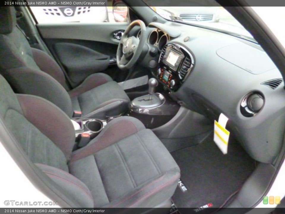 NISMO Cloth/Gray Interior Photo for the 2014 Nissan Juke NISMO AWD #91502374