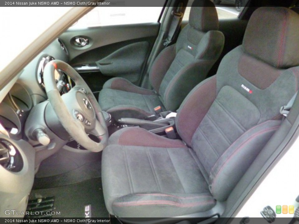 NISMO Cloth/Gray Interior Front Seat for the 2014 Nissan Juke NISMO AWD #91502470