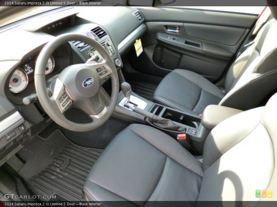 Black Interior Photo for the 2014 Subaru Impreza 2.0i Limited 5 Door #91506400