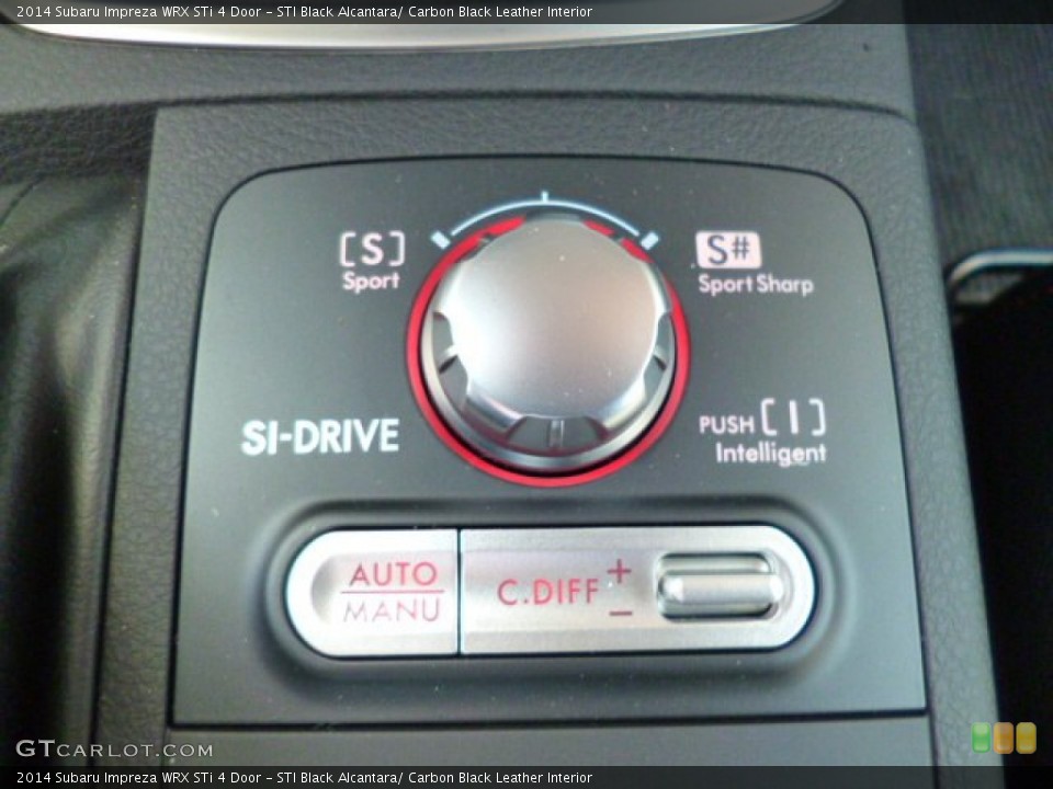 STI Black Alcantara/ Carbon Black Leather Interior Controls for the 2014 Subaru Impreza WRX STi 4 Door #91510630