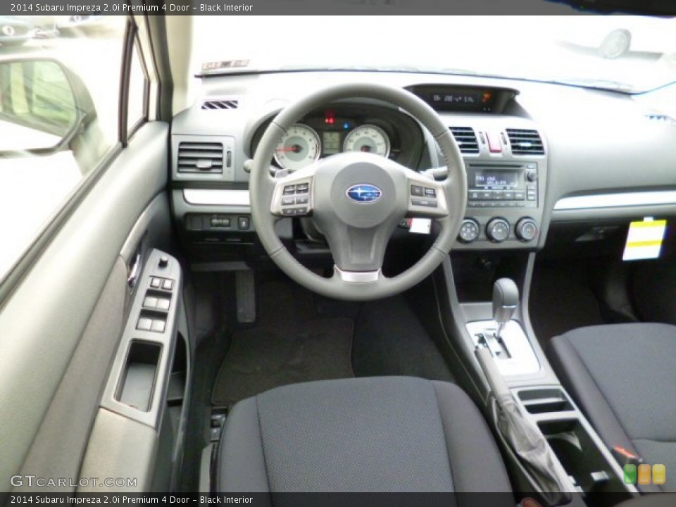 Black Interior Dashboard for the 2014 Subaru Impreza 2.0i Premium 4 Door #91510933