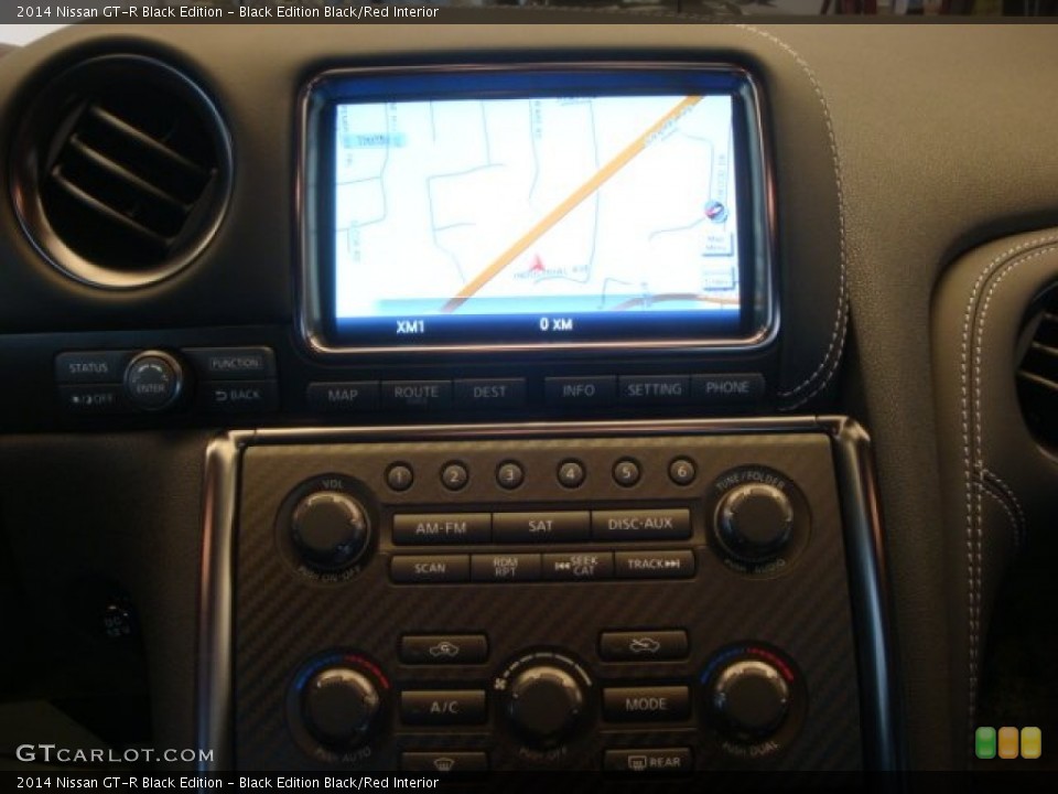 Black Edition Black/Red Interior Navigation for the 2014 Nissan GT-R Black Edition #91518779