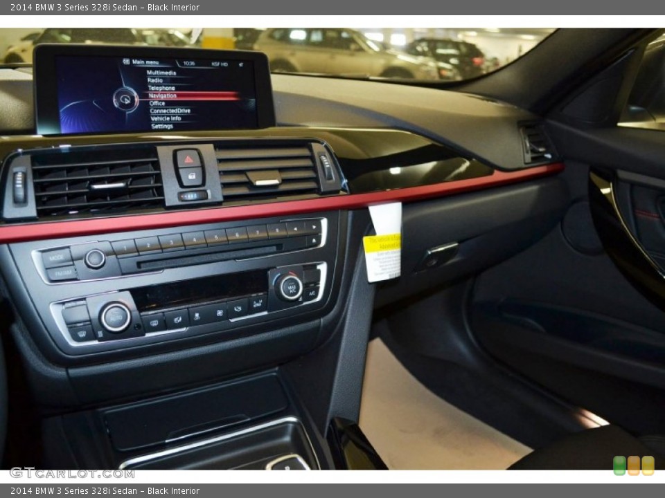 Black Interior Dashboard for the 2014 BMW 3 Series 328i Sedan #91521794