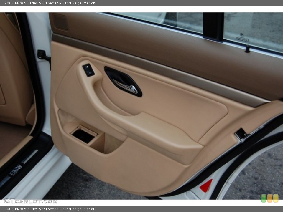 Sand Beige Interior Door Panel for the 2003 BMW 5 Series 525i Sedan #91523990