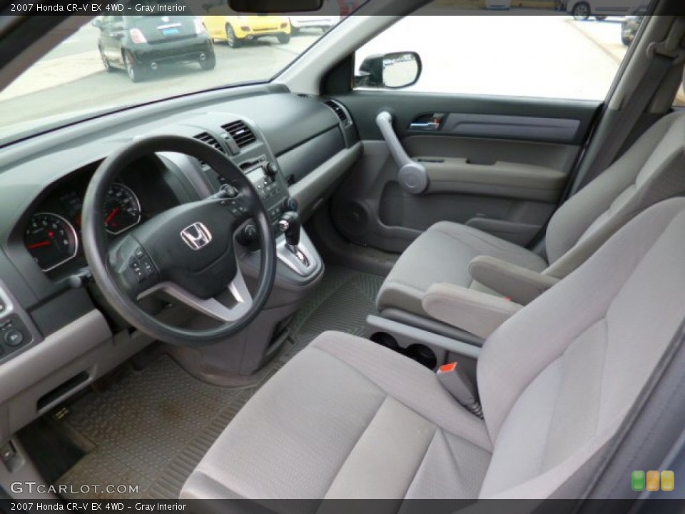 Gray Interior Photo for the 2007 Honda CR-V EX 4WD #91527530