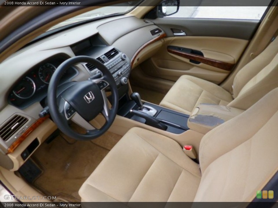Ivory Interior Photo for the 2008 Honda Accord EX Sedan #91528775