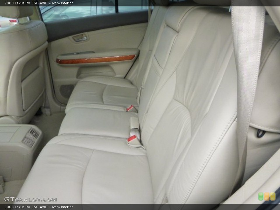 Ivory Interior Rear Seat for the 2008 Lexus RX 350 AWD #91529987