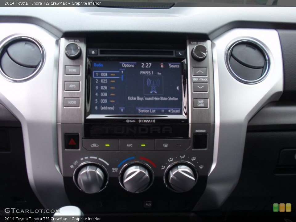 Graphite Interior Controls for the 2014 Toyota Tundra TSS CrewMax #91534646