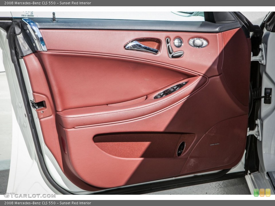 Sunset Red Interior Door Panel for the 2008 Mercedes-Benz CLS 550 #91538654