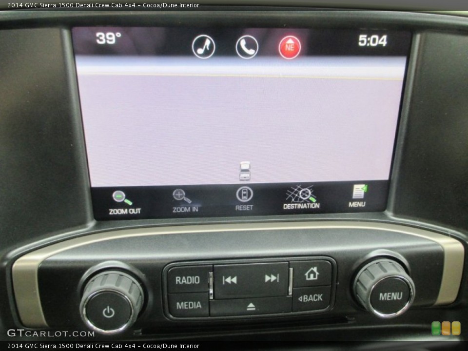 Cocoa/Dune Interior Controls for the 2014 GMC Sierra 1500 Denali Crew Cab 4x4 #91548188