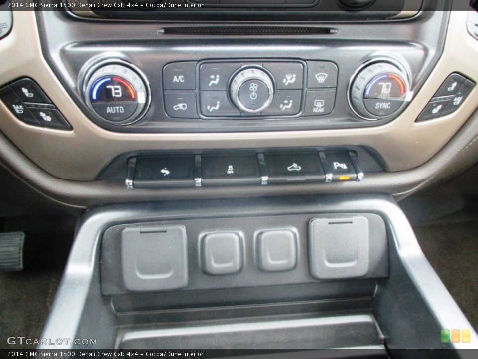 Cocoa/Dune Interior Controls for the 2014 GMC Sierra 1500 Denali Crew Cab 4x4 #91548266