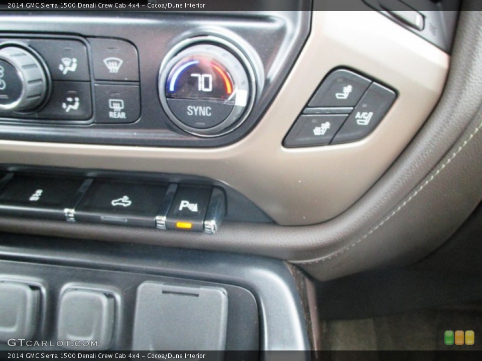 Cocoa/Dune Interior Controls for the 2014 GMC Sierra 1500 Denali Crew Cab 4x4 #91548317