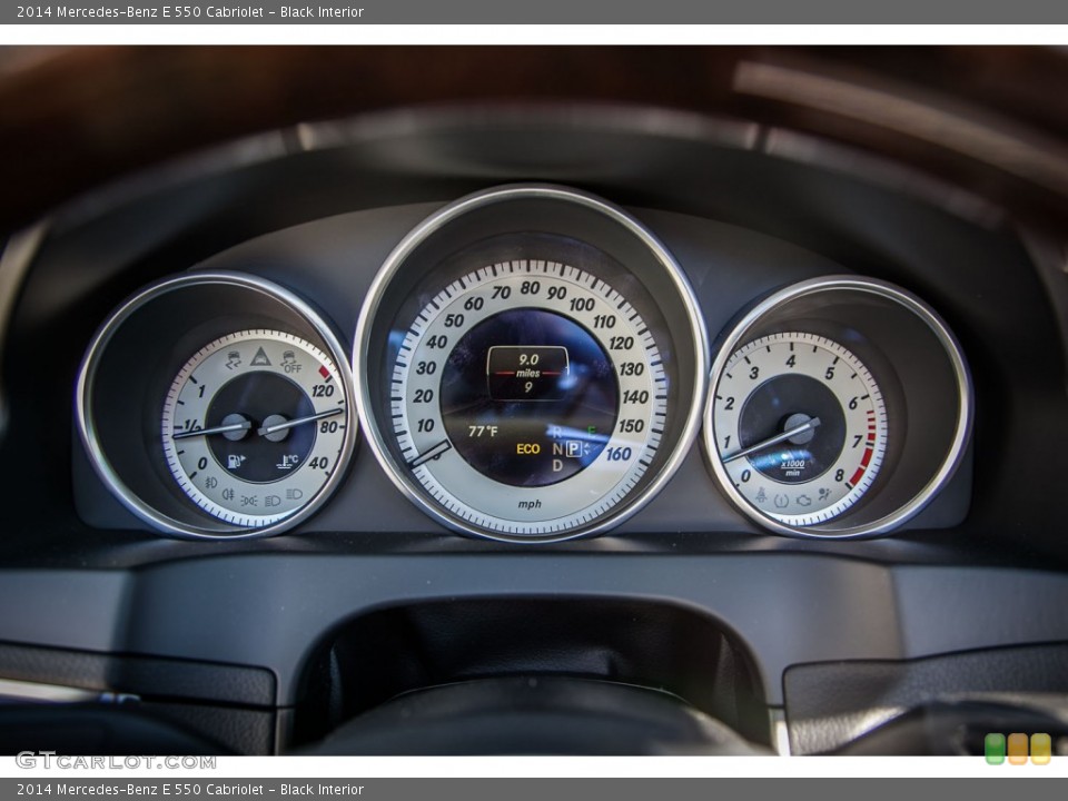 Black Interior Gauges for the 2014 Mercedes-Benz E 550 Cabriolet #91548404
