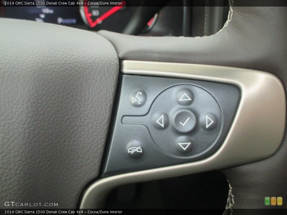 Cocoa/Dune Interior Controls for the 2014 GMC Sierra 1500 Denali Crew Cab 4x4 #91548439