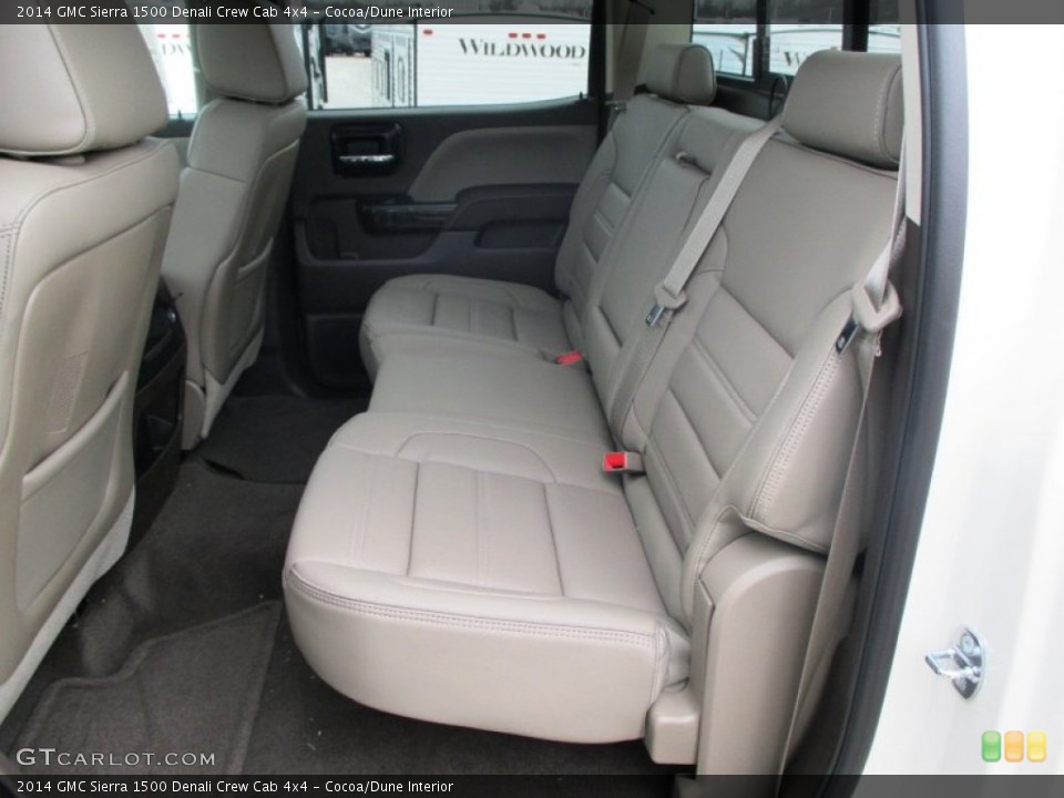 Cocoa/Dune Interior Rear Seat for the 2014 GMC Sierra 1500 Denali Crew Cab 4x4 #91548722