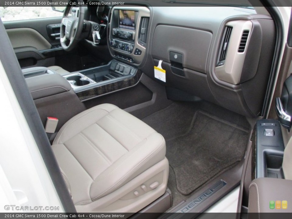 Cocoa/Dune Interior Front Seat for the 2014 GMC Sierra 1500 Denali Crew Cab 4x4 #91548845