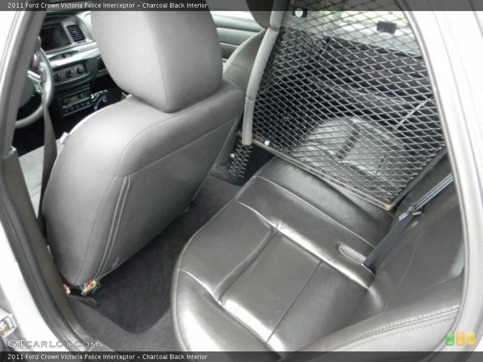 Charcoal Black Interior Rear Seat for the 2011 Ford Crown Victoria Police Interceptor #91551728