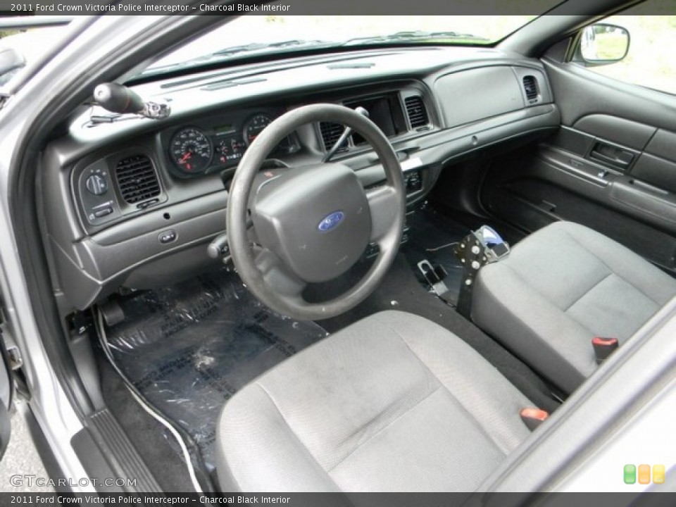 Charcoal Black 2011 Ford Crown Victoria Interiors