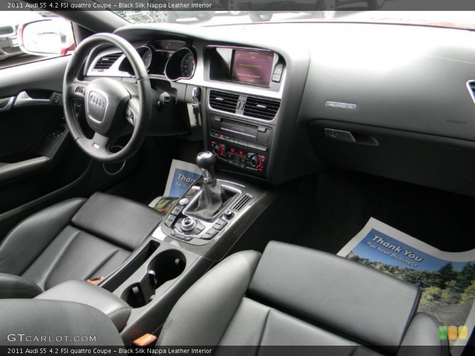 Black Silk Nappa Leather Interior Dashboard for the 2011 Audi S5 4.2 FSI quattro Coupe #91554287