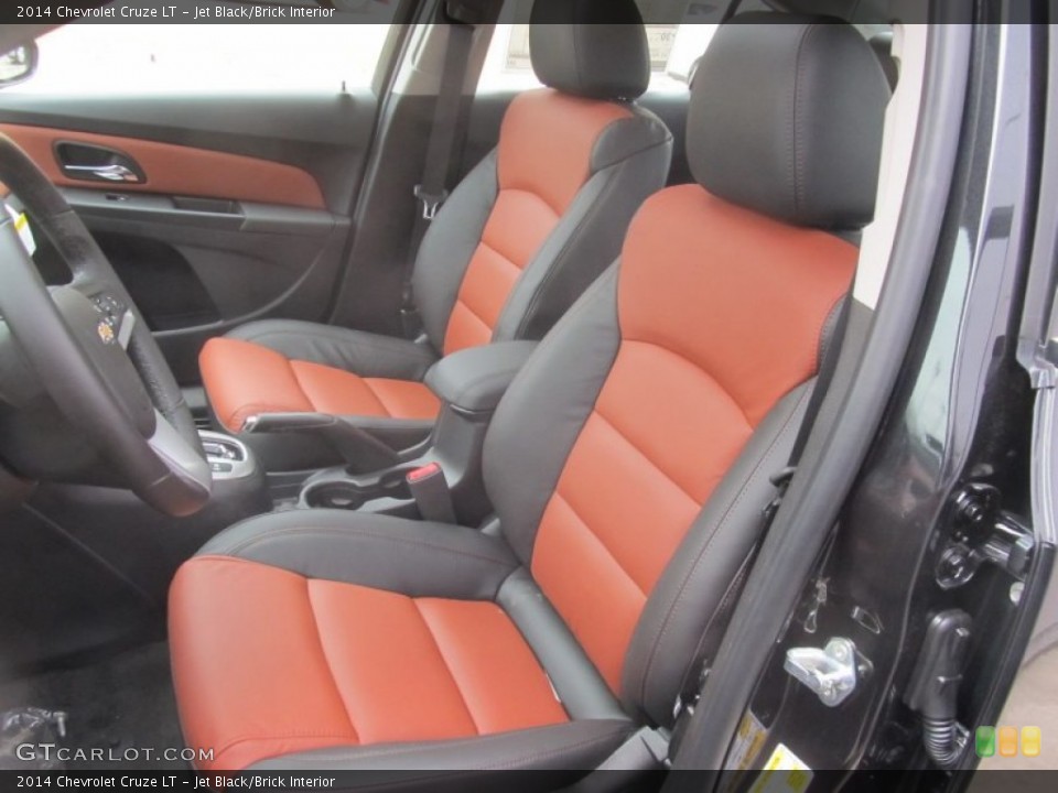 Jet Black/Brick Interior Photo for the 2014 Chevrolet Cruze LT #91556615