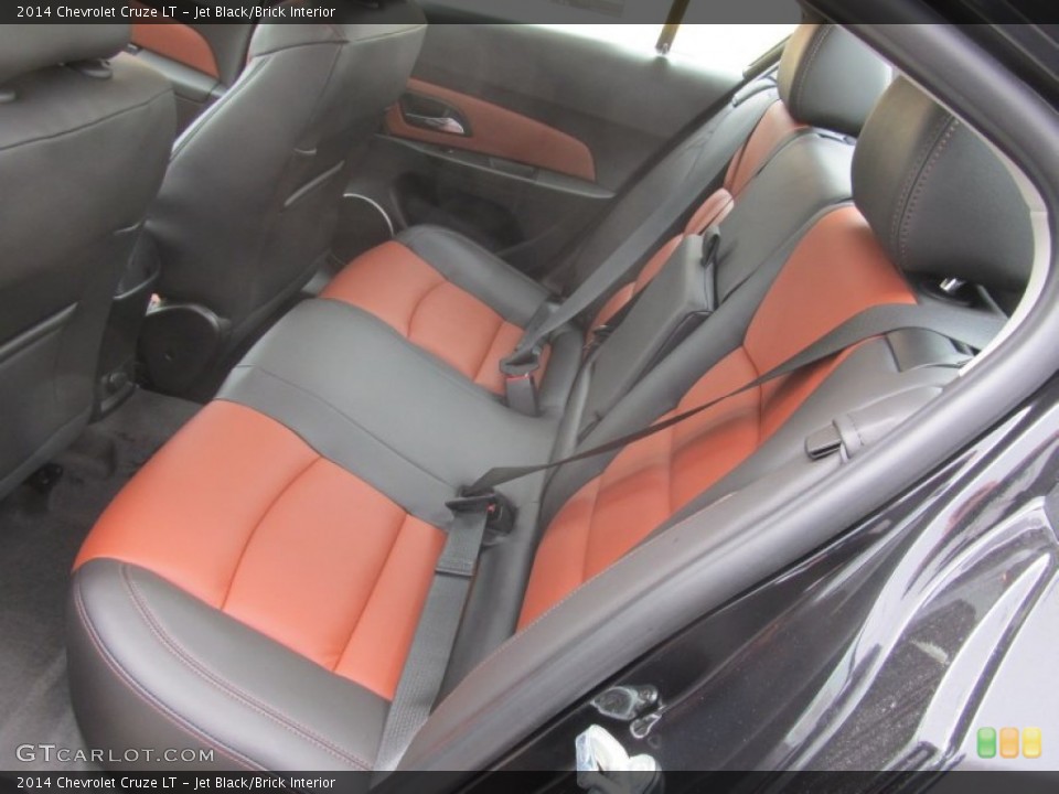 Jet Black/Brick Interior Rear Seat for the 2014 Chevrolet Cruze LT #91556627