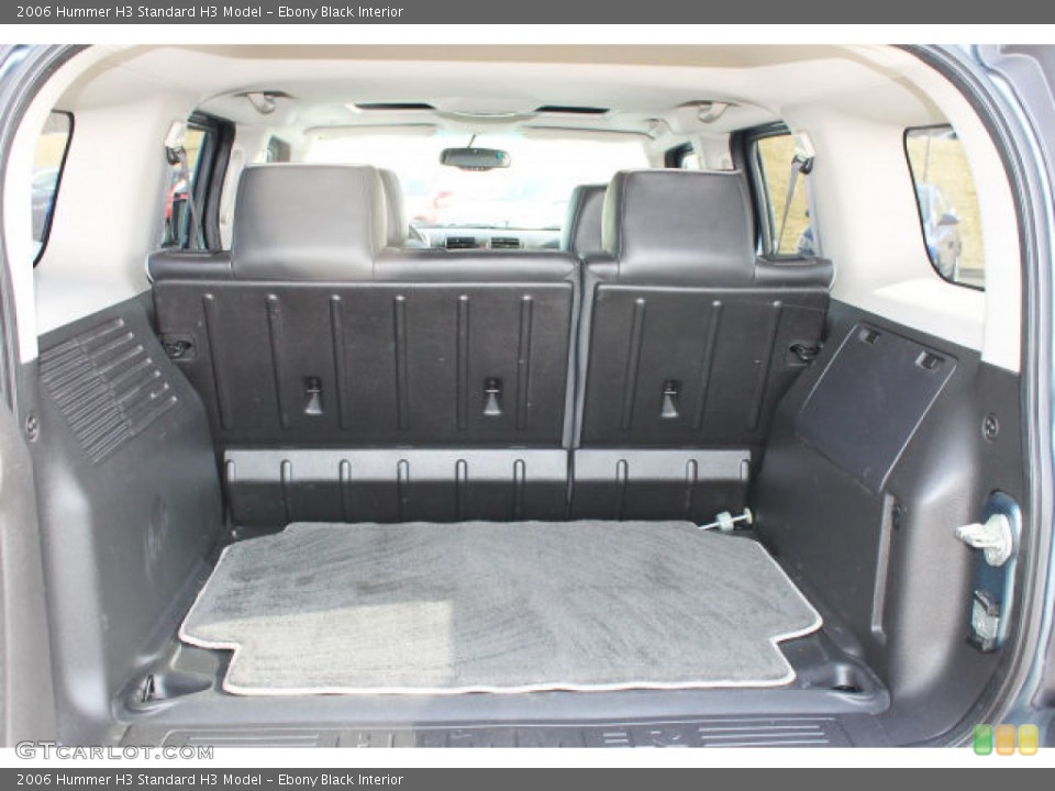 Ebony Black Interior Trunk for the 2006 Hummer H3  #91560803