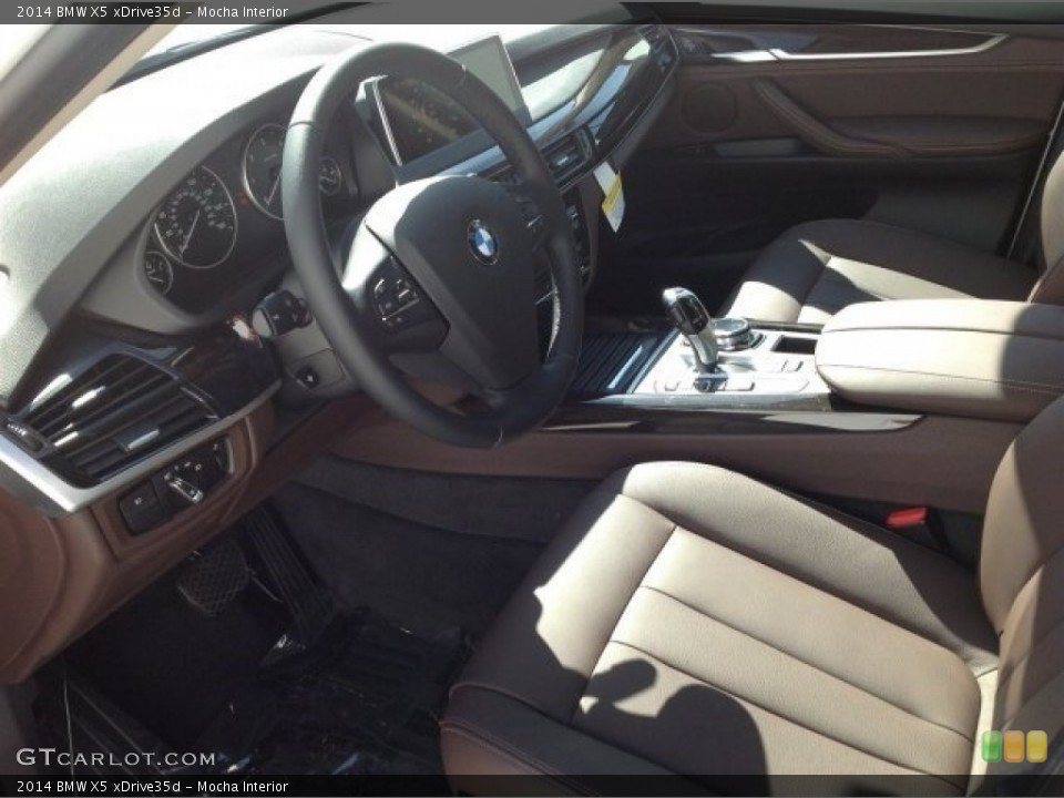 Mocha Interior Photo for the 2014 BMW X5 xDrive35d #91561251
