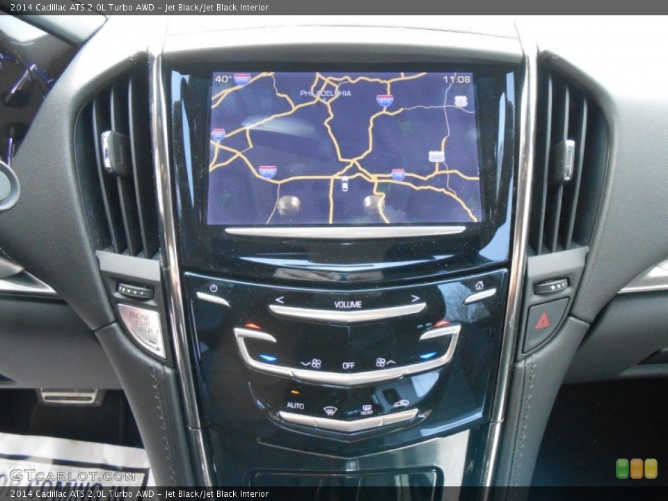 Jet Black/Jet Black Interior Navigation for the 2014 Cadillac ATS 2.0L Turbo AWD #91563407
