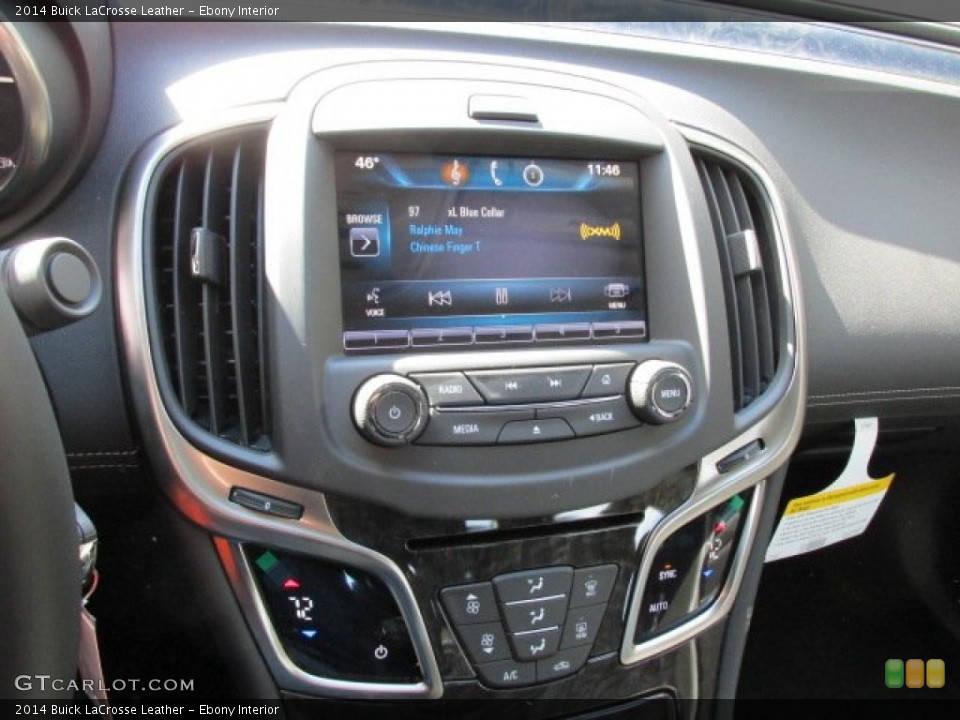 Ebony Interior Controls for the 2014 Buick LaCrosse Leather #91566440