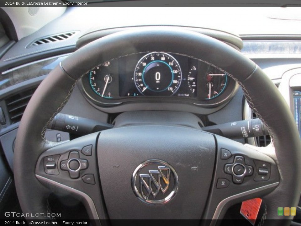 Ebony Interior Steering Wheel for the 2014 Buick LaCrosse Leather #91566542