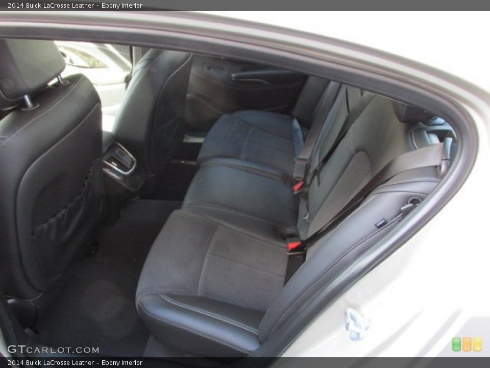 Ebony Interior Rear Seat for the 2014 Buick LaCrosse Leather #91566560