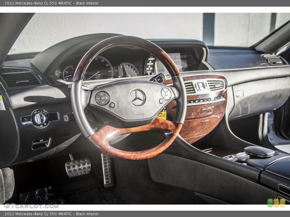 Black Interior Dashboard for the 2011 Mercedes-Benz CL 550 4MATIC #91567388