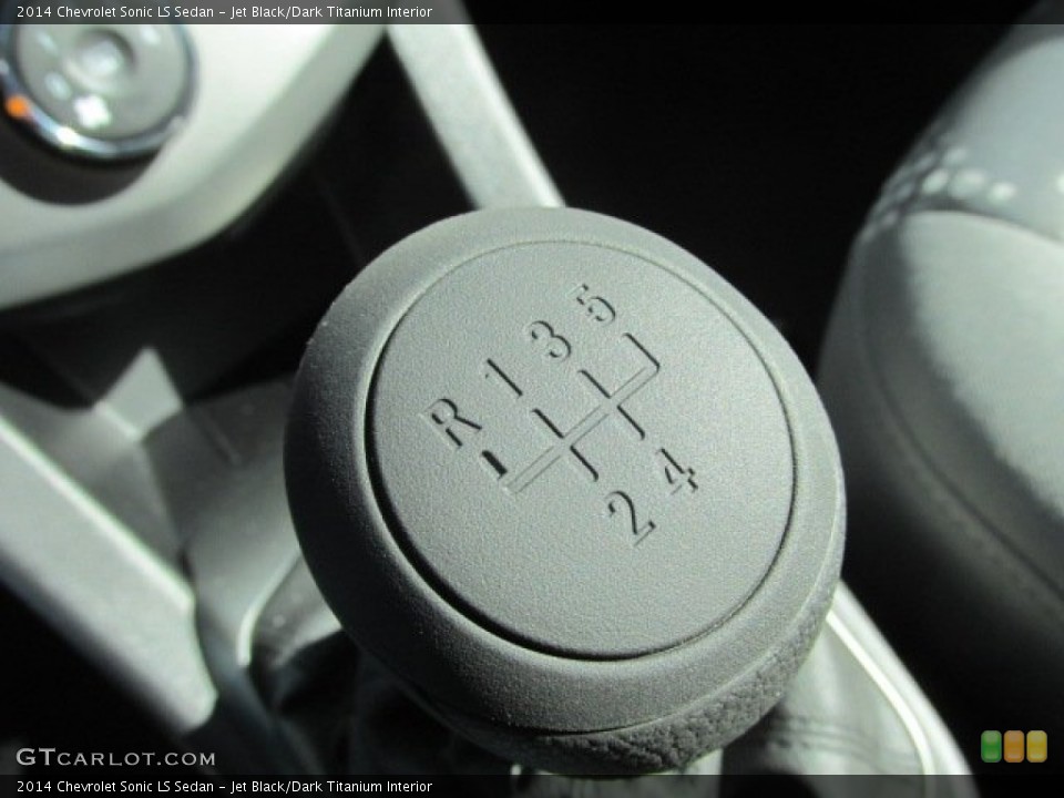 Jet Black/Dark Titanium Interior Transmission for the 2014 Chevrolet Sonic LS Sedan #91567556