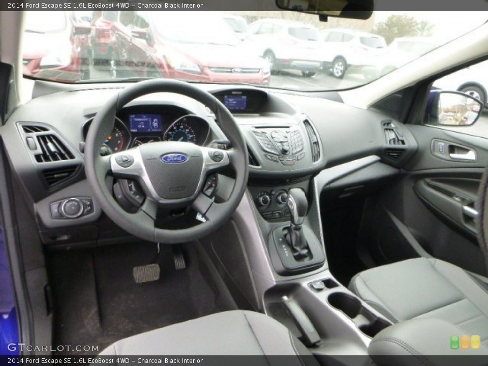 Charcoal Black Interior Photo for the 2014 Ford Escape SE 1.6L EcoBoost 4WD #91567760