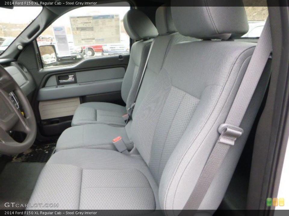 Steel Grey Interior Front Seat for the 2014 Ford F150 XL Regular Cab #91568069
