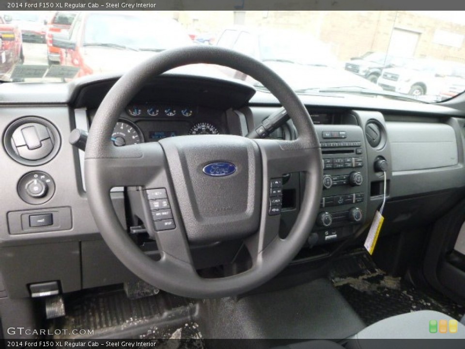 Steel Grey Interior Dashboard for the 2014 Ford F150 XL Regular Cab #91568093