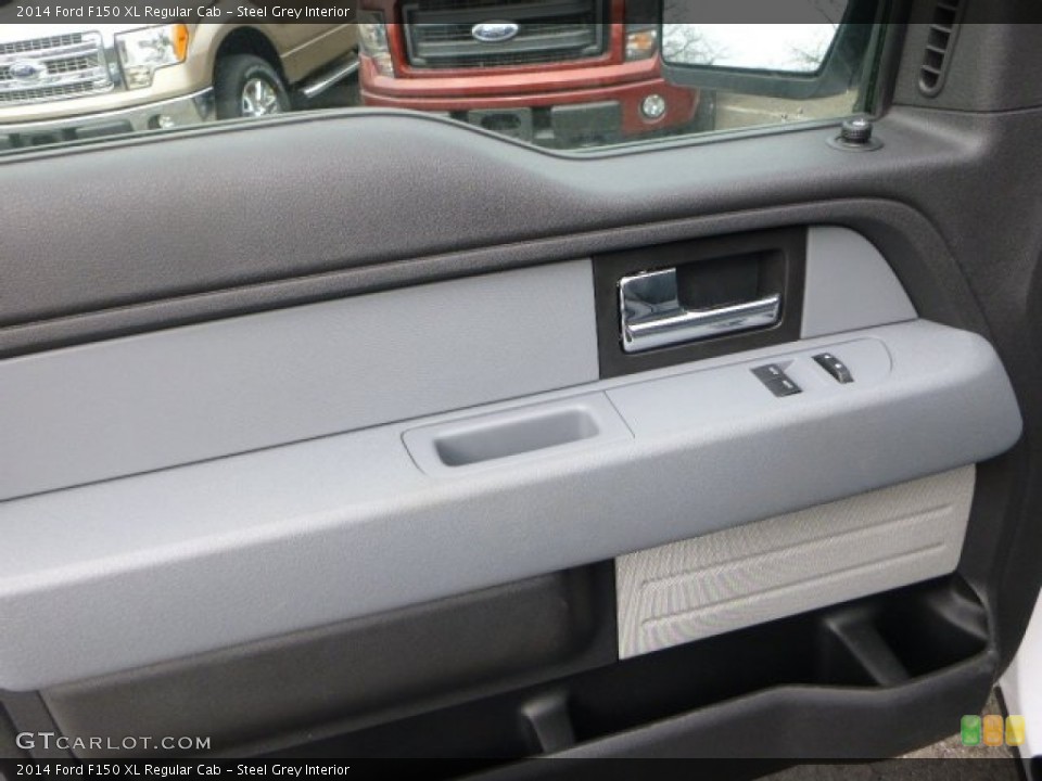 Steel Grey Interior Door Panel for the 2014 Ford F150 XL Regular Cab #91568117
