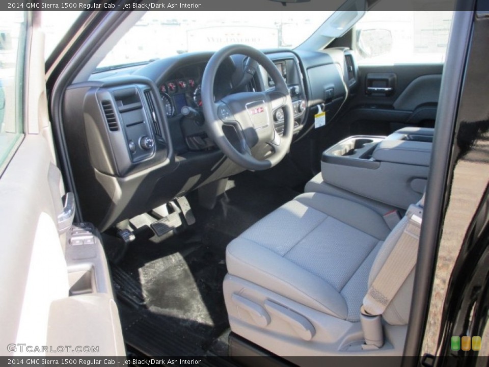 Jet Black/Dark Ash Interior Photo for the 2014 GMC Sierra 1500 Regular Cab #91570163