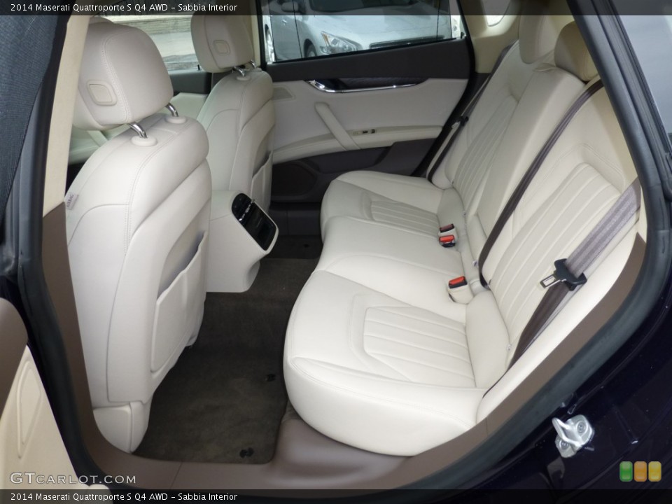 Sabbia Interior Rear Seat for the 2014 Maserati Quattroporte S Q4 AWD #91574892