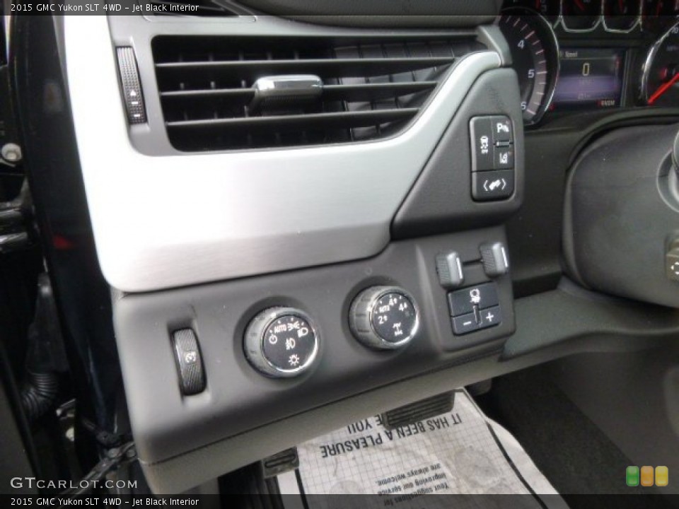 Jet Black Interior Controls for the 2015 GMC Yukon SLT 4WD #91576195