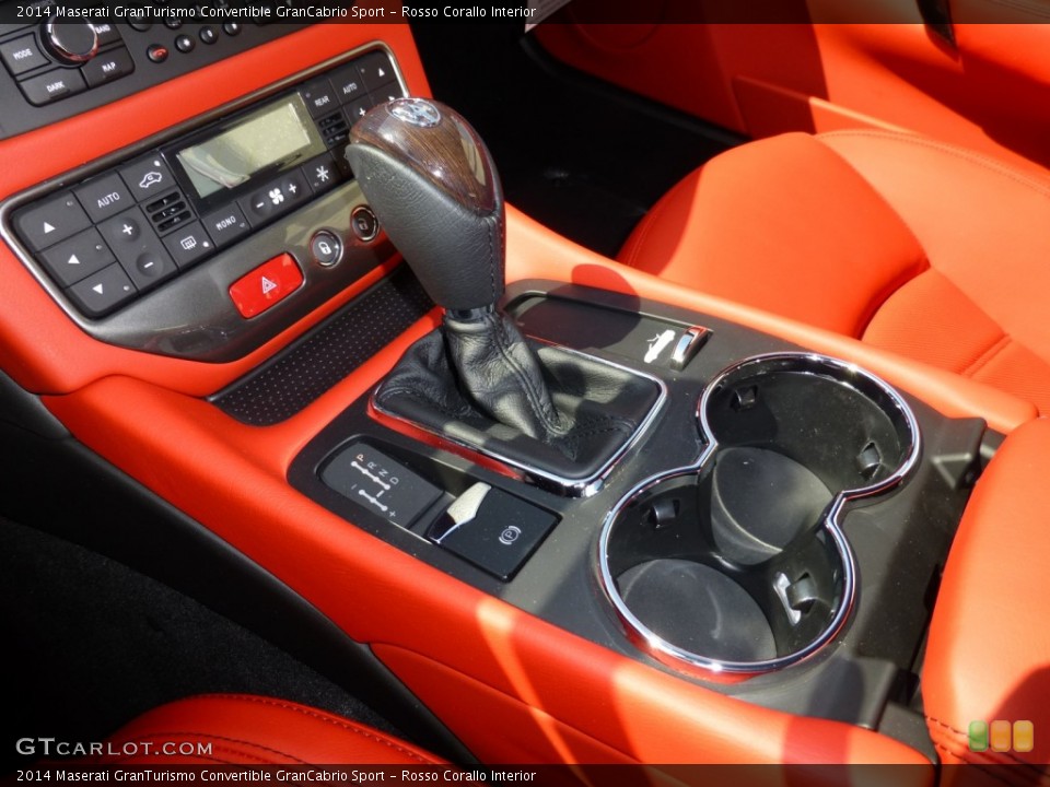 Rosso Corallo Interior Transmission for the 2014 Maserati GranTurismo Convertible GranCabrio Sport #91576232