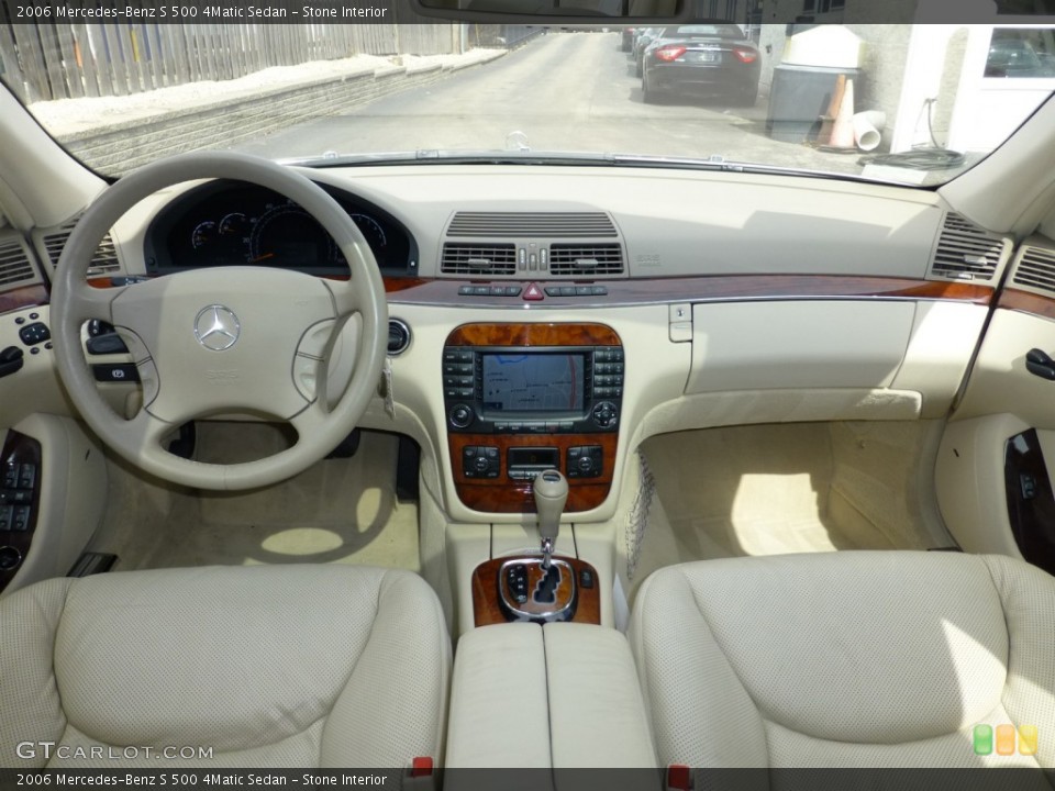 Stone Interior Dashboard for the 2006 Mercedes-Benz S 500 4Matic Sedan #91577393