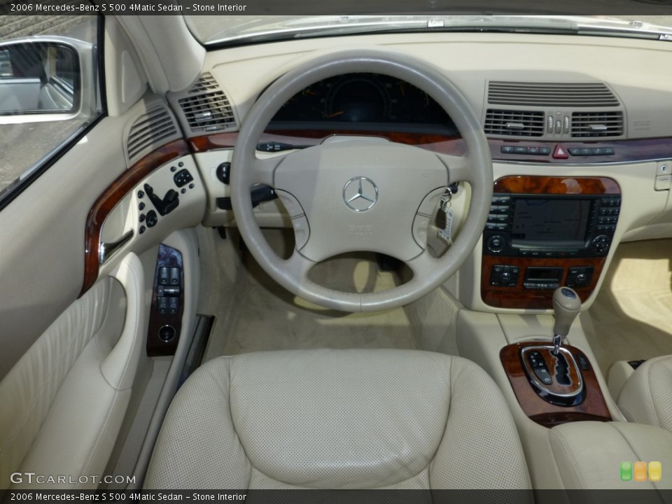 Stone Interior Steering Wheel for the 2006 Mercedes-Benz S 500 4Matic Sedan #91577426