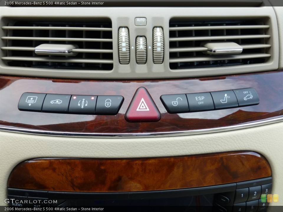 Stone Interior Controls for the 2006 Mercedes-Benz S 500 4Matic Sedan #91577513